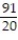 Write the percent as a fraction or mixed number in lowest terms. -4.55% A)    B)    C)    D)   