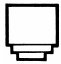 Which of the following symbols best illustrate a lateral file? A)    B)    C)    D)  ?  
