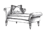 <strong>Match the following types of furniture: -Chesterfield sofa</strong> A) B) C) D) E) F) ? G) H) ? I) J)