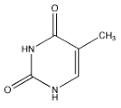 Which of the following bases pairs with guanine? A)    B)    C)    D)    E)   