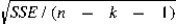 The standard error of the estimate is S<sub>e</sub> =   . What result best fits the sample data?< / p> A)  when S<sub>e</sub> = 1.526 B)  when S<sub>e</sub> = 2.001 C)  when S<sub>e </sub>= 0.543 D)  when S<sub>e</sub> = 0.005