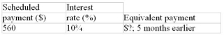 Calculate the missing value:  