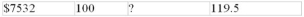 Calculate the missing quantity in the following problems to four-figure accuracy:      