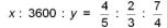 Solve the following proportions for the unknown quantities: - 