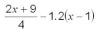 Simplify and collect like terms: