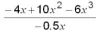 Perform the operation indicated and collect like terms: