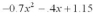Simplify and collect like terms:   A)    B)    C)    D)    E)   