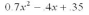 Simplify and collect like terms:   A)    B)    C)    D)    E)   
