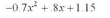 Simplify and collect like terms:   A)    B)    C)    D)    E)   