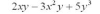 Simplify and collect like terms:   A)    B)    C)    D)    E)   