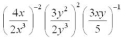 Simplify the following:   A)    B)    C)    D)    E)   