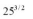 Evaluate the following:   A)  8.6 B)  37.5 C)  125 D)  5 E)  625