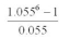 Evaluate the following:   A)  233.95 B)  6.888 C)  0.689 D)  23.395 E)  23.763