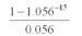 Evaluate the following:   A)  -9.971 B)  -22.579 C)  58.29 D)  9.971 E)  25.743