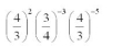 Evaluate the following:   A)    B)    C)    D)    E)  1