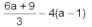   = A)  -2a + 13 B)  -2a - 1 C)  -2a + 7 D)  2a + 7 E)  2a - 1