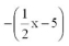 Solve for x:    = 2x - 10 A)  6 B)  -6 C)  -10 D)    E)  10