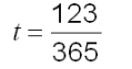 Evaluate the following expression for the given value of the variables and calculate to the cent:     for S = $2500, r = 0.085,  