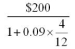 Evaluate the following correct to the cent: