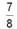 The following fraction has a terminating decimal equivalent form. Express its decimal and percent equivalent forms to five-figure accuracy: