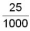 The following fraction has a terminating decimal equivalent form. Express its decimal and percent equivalent forms to five-figure accuracy: