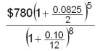 Evaluate the following accurate to the nearest cent: