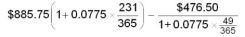 Evaluate the following : - 