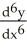 State the order of the following differential equation and whether it is linear or nonlinear:   = 3x. A)  1st order; linear B)  1st order; nonlinear C)  6th order; linear D)  6th order; nonlinear E)  None of the above
