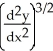 State the order of the following differential equation and whether it is linear or nonlinear:   + y =   A)  2nd order; linear B)  2nd order; nonlinear C)  3/2 order; nonlinear D)  3/2 order; linear E)  None of the above