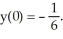 Determine the solution of the differential equation   = (1 - 2x)    that satisfies the condition   A)  y =   B)  y =   C)  y =   D)  y =   E)  y =  