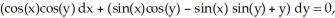 Find an integrating factor of the form μ(y) for the differential equation   and hence find its general solution.