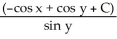 Find the general solution of the differential equation   =   . A)  y =   B)  y =   C)  y =   D)  y =   E)  y =  