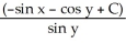 Find the general solution of the differential equation   =   . A)  y =   B)  y =   C)  y =   D)  y =   E)  y =  