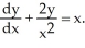 <strong>Determine a multiplier (integrating factor) of the first order linear differential equation </strong> A) \mu (x) = - B) \mu (x) = C) \mu (x) = D) \mu (x) = - E) \mu (x) =