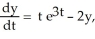 Use the Euler method to determine an approximate value of the solution of the initial-value problem     using step size   A)  154.9004 B)  151.8943 C)  146.0963 D)  121.3222 E)  138.5736
