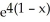 Solve the initial-value problem   + 4   = 0, y(1) = 1,   (1)  = 2. A)  y =   -     B)  y =   -     C)  y =   -     D)  y =   -       E)  y =   -    