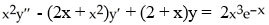 Use the method of variation of parameters to find the general solution of the nonhomogeneous linear equation   given that   are independent solutions of the corresponding homogeneous equation.
