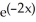 Find the general solution of the differential equation   +   - 2y = x   . A)  y =     +     B)  y =     +     C)  y =     +     D)  y =     +     E)  y =     +    