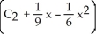 Find the general solution of the differential equation   +   - 2y = x   . A)  y =     +     B)  y =     +     C)  y =     +     D)  y =     +     E)  y =     +    