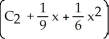 Find the general solution of the differential equation   +   - 2y = x   . A)  y =     +     B)  y =     +     C)  y =     +     D)  y =     +     E)  y =     +    
