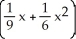 Find the general solution of the differential equation   +   - 2y = x   . A)  y =     +     B)  y =     +     C)  y =     +     D)  y =     +     E)  y =     +    