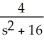 Find the Laplace transform of F(t)  = 2   (2t) . A)  2   , s > 0 B)    -   , s > 0 C)    +   , s > 0 D)    -   , s > 0 E)    -   , s > 0