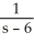  Calculate the Laplace transform of F(t)  = 2   sinh(3t) . A)    -   , s > 6 B)    -   , s > 0 C)    , s  \neq  -3 , 3 D)    +   , s > 0 E)    +   , s > 6 