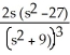 Find L   . A)    , s > 0 B)    , s > 0 C)    , s > 0 D)    , s > 0 E)    , s > 0
