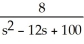 Find L   . A)    , s > 6 B)    , s > 6 C)    , s > 6 D)    , s > 6 E)    , s > 0