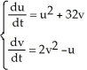 Find all fixed points of the non-linear autonomous system:   A)  (8, -2)  B)  (0 ,0) , (8, -2)  C)  (8, 2)  D)  (0, 0) ,(8, 2)  E)  (-8, -2) 