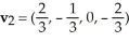 Find the 4-volume of the 4-parallelogram in   spanned by the vectors   = (   ,   ,   ,   ) ,   ,   = (1, 0, 0, 0) , and   = (-   ,   , -   ,   ) . A)      B)      C)      D)      E)     