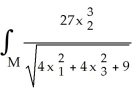 Find   d   (x), where M is the 2-manifold in   given parametrically by   ,   sin(2   ), 3   ) for 0 ≤   ≤ 1, 0 ≤   ≤ 1.