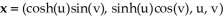  Find the 2-volume of the 2-manifold in   given parametrically by   for 0  \le  u  \le  1, 0  \le  v  \le    \pi  . A)    sinh(2)  B)    sinh(2)  +   \pi  C)    \pi   (1)  D)  0 E)    