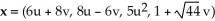 Find   d   (x), where M is the 2-manifold in   given parametrically by   for 0 ≤ u ≤ 1, 0 ≤ v ≤ 1.